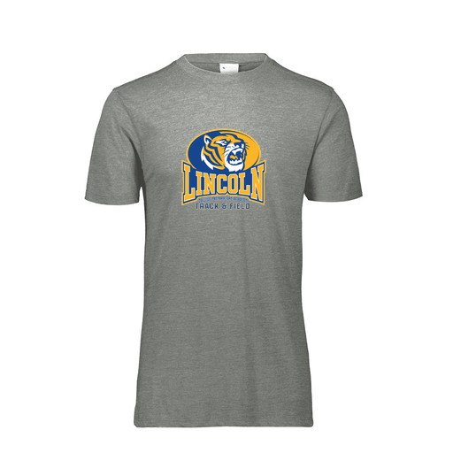 [FTSCUBGY-YS-LOGO3] Decker Youth Tri-Blend T-Shirt - Short Sleeve (Youth S, Gray, Logo 3)