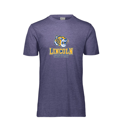 [FTSCUBRY-AS-LOGO1] Decker Men's Tri-Blend T-Shirt - Short Sleeve (Adult S, Royal, Logo 1)
