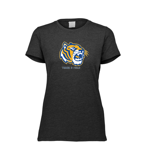 [FTSCUBBK-FAXS-LOGO2] Decker Women's Tri-Blend T-Shirt - Short Sleeve (Female Adult XS, Black, Logo 2)